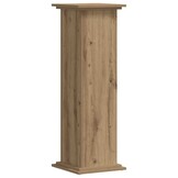 Plantenstandaard bewerkt hout - 33x33x100 cm - Artisanaal Eiken - 33% Korting