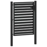 Afsluitbaar Tuinhek Aluminium Zwart 100x120 cm - 35% Korting