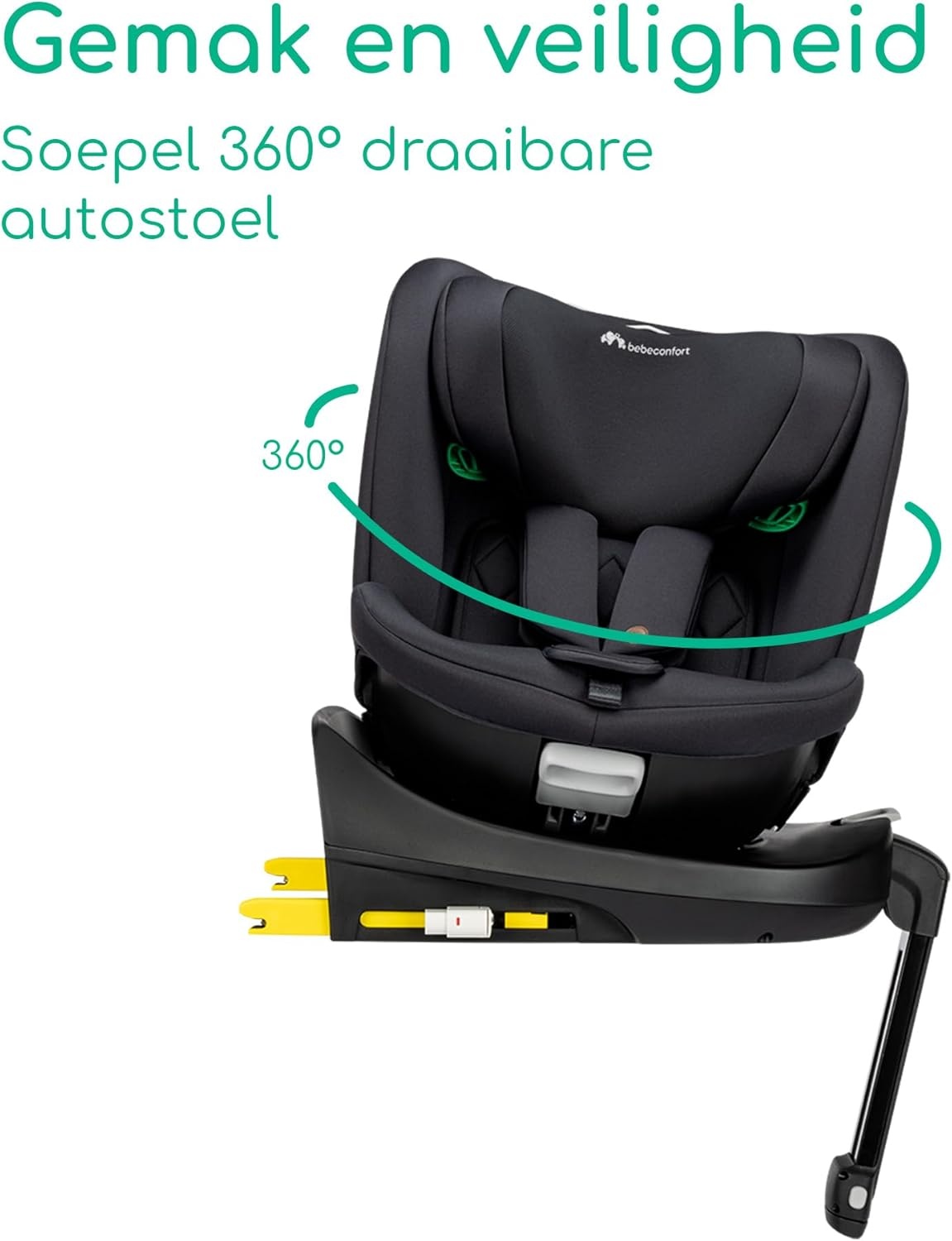 30% Korting: Draaibare Autostoel 40-150cm i-Size ISOFIX 360°