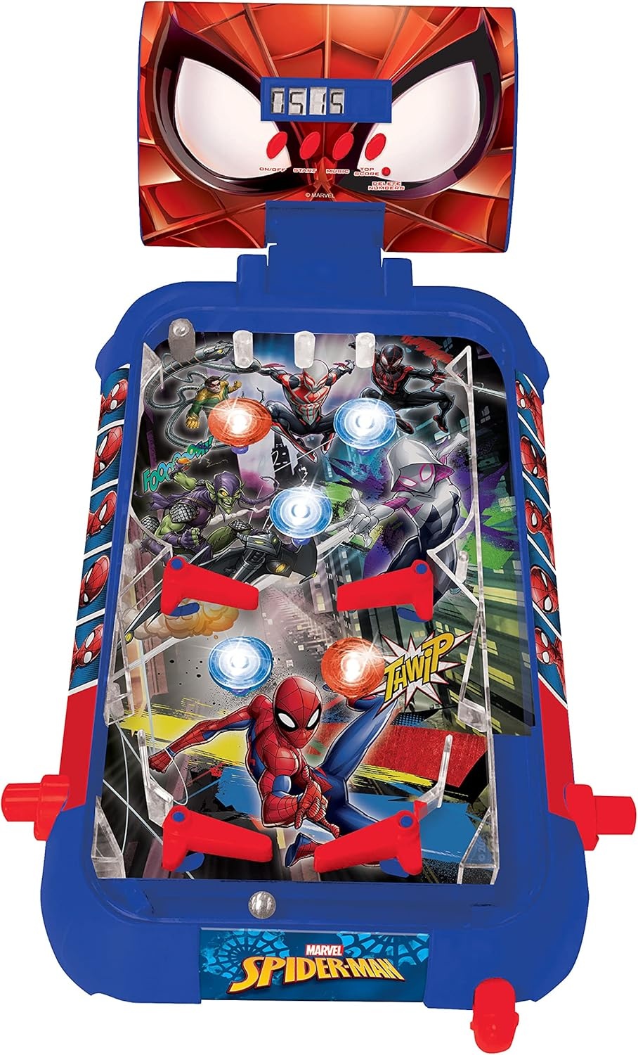 Marvel Spider-Man Flipperspel Blauw/Rood - 34% Korting!