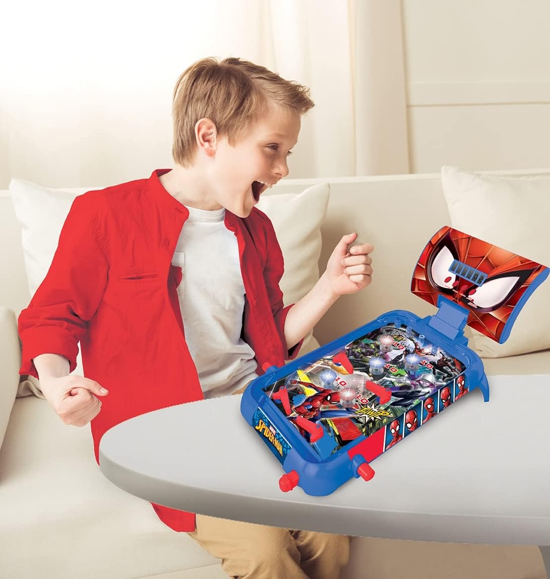 Marvel Spider-Man Flipperspel Blauw/Rood - 34% Korting!
