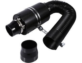 Koolstofvezel Luchtfilter Kit 3" - Universeel - 29% Korting