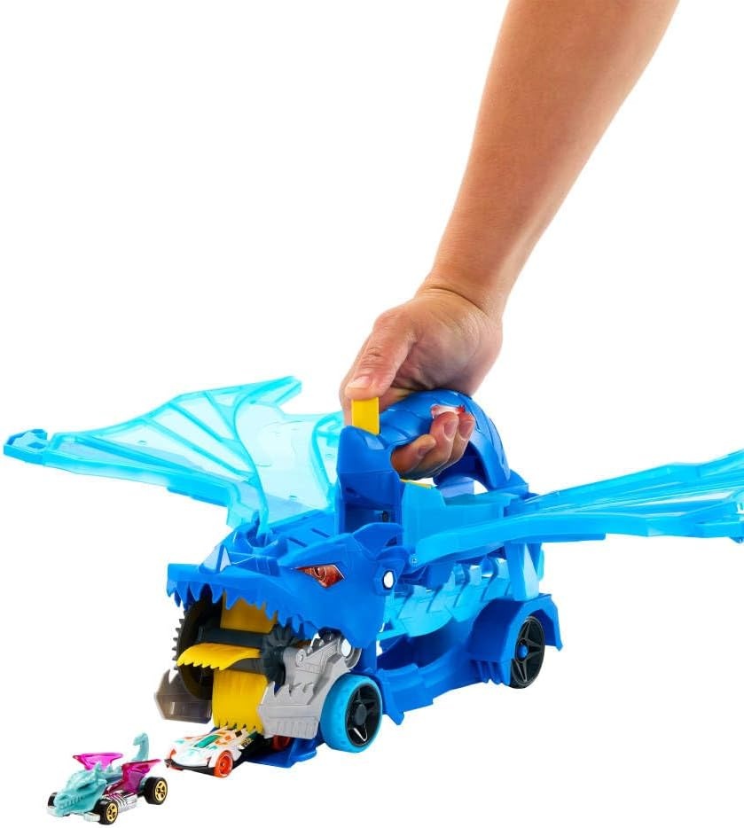 Hot Wheels Drakentransporter Speelgoedauto 2-in-1 met 53% Korting
