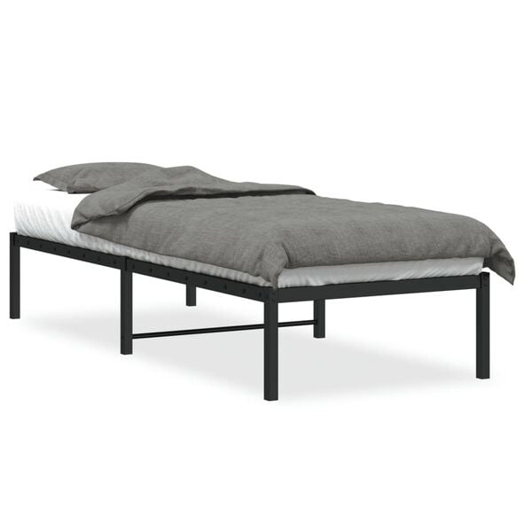 Metaal Bedframe Zwart 80x200cm | 34% Korting