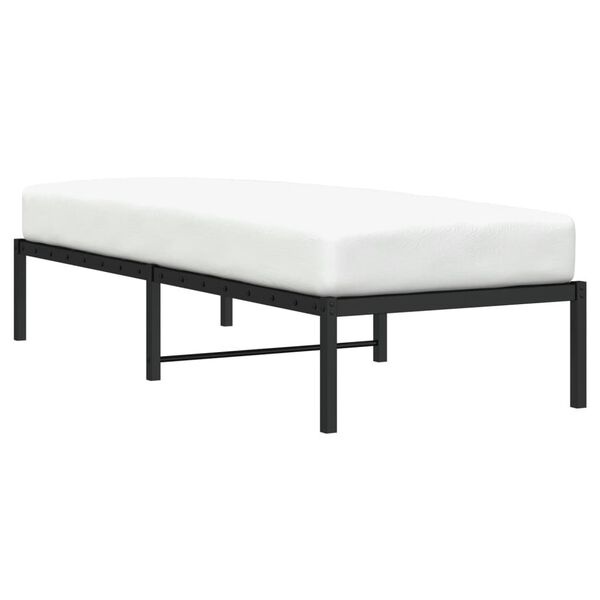 Metaal Bedframe Zwart 80x200cm | 34% Korting