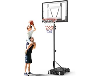 Basketbalstandaard Kinderen & Jongeren - In Hoogte Verstelbaar (155-210 cm)