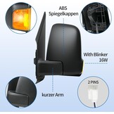 Buitenspiegel Links Mercedes Sprinter (2018+) - 28% Korting