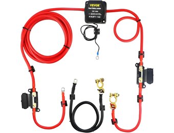 Dubbele Batterij Scheidingsrelais 12V 140A - Camper/Boot