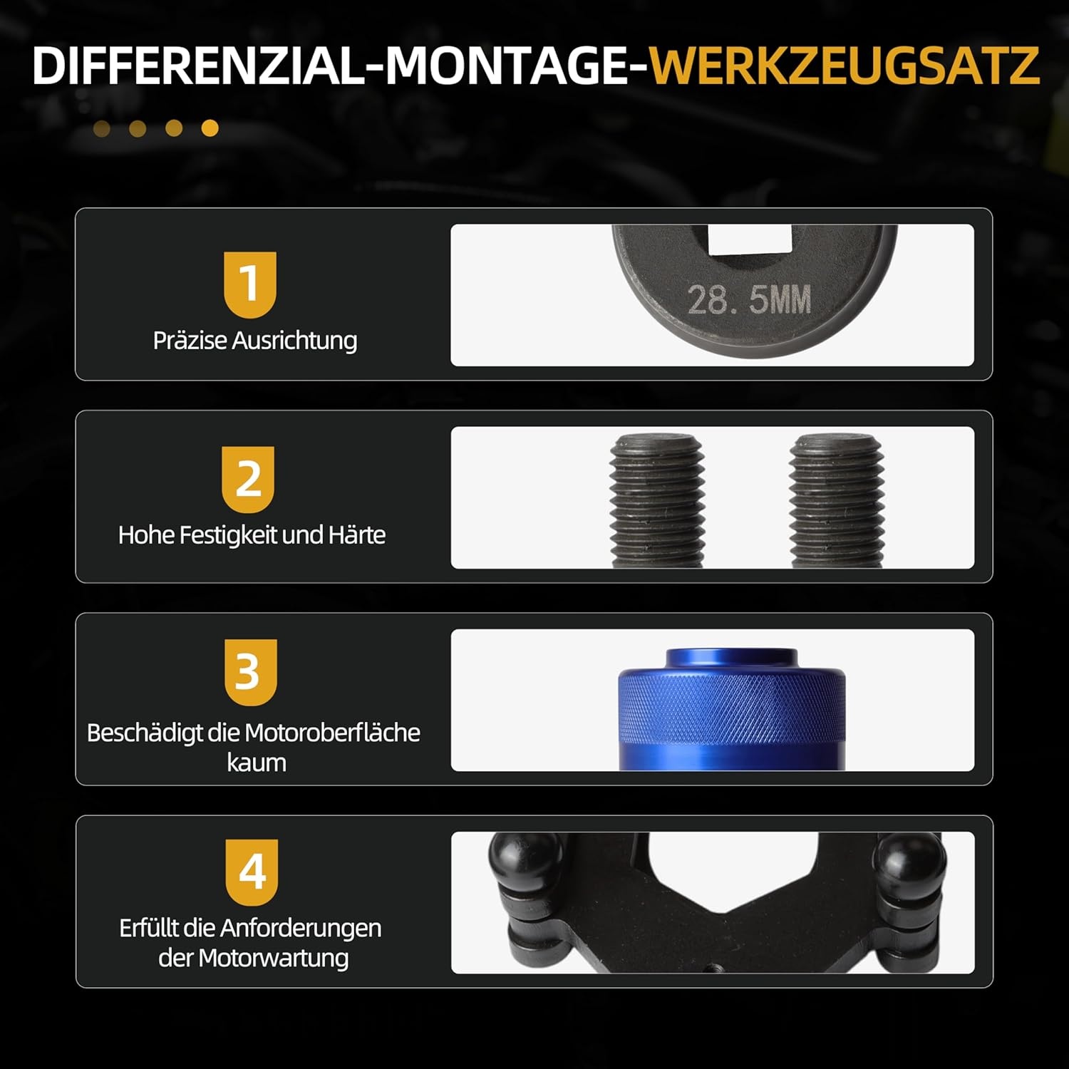 Gereedschapsset Differentieel & Wiellager BMW X3 X5 X6 4WD - 29% Korting