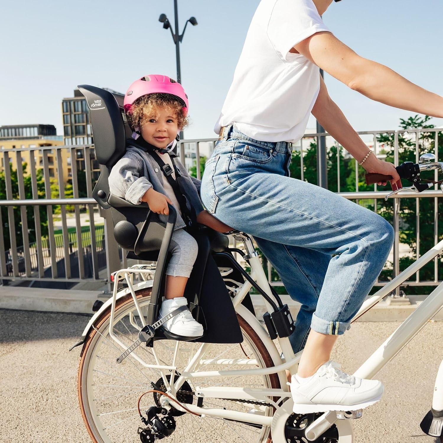 Fietszitje Jockey Z-Line Grijs 9-22 kg | Verstelbare hoofdsteun & rugleuning | 35% Korting!