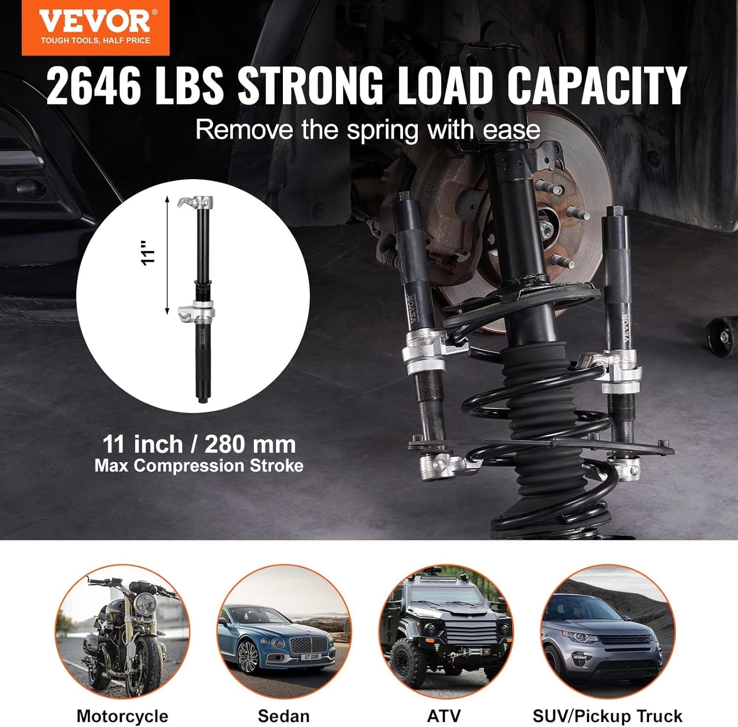 Universele Veercompressor Set (2 stuks) - 28% Korting