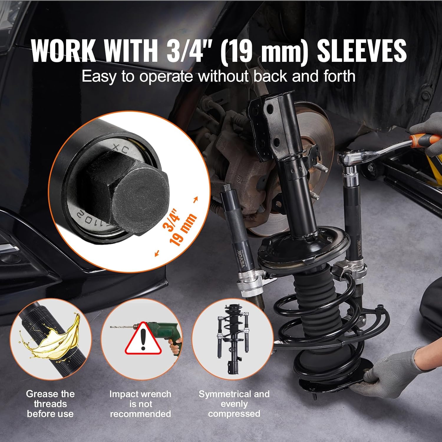 Universele Veercompressor Set (2 stuks) - 28% Korting
