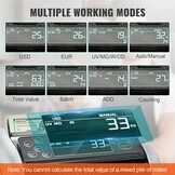 Bankbiljettenteller met valsgelddetectie USD/EUR | 29% Korting