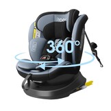 Draaibare i-Size Autostoel 40-150cm (0-36kg) - Zwart (30% Korting)