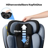 Draaibare i-Size Autostoel 40-150cm (0-36kg) - Zwart (30% Korting)