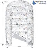 Babynestje 100% Katoen Wafel 100x60cm Grijs - 34% Korting!