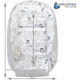 Babynestje 100% Katoen Wafel 100x60cm Grijs - 34% Korting!