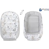 Babynestje 100% Katoen Wafel 100x60cm Grijs - 34% Korting!
