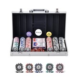 Pokerchipset 300-delig met Aluminium Koffer - Nu 33% Korting!