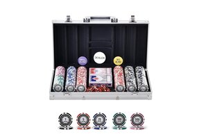 Pokerchipset 300-delig met Aluminium Koffer - Nu 33% Korting!