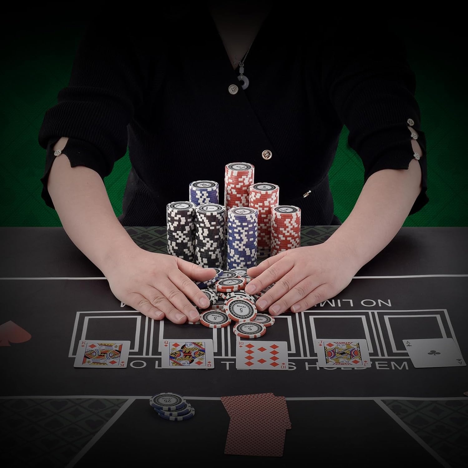 Pokerchipset 300-delig met Aluminium Koffer - Nu 33% Korting!