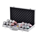 Pokerchipset 300-delig met Aluminium Koffer - Nu 33% Korting!