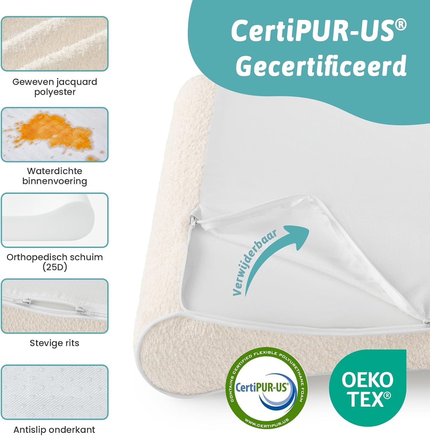 Orthopedisch Hondenbed voor Grote Honden - Beige, 29% Korting!