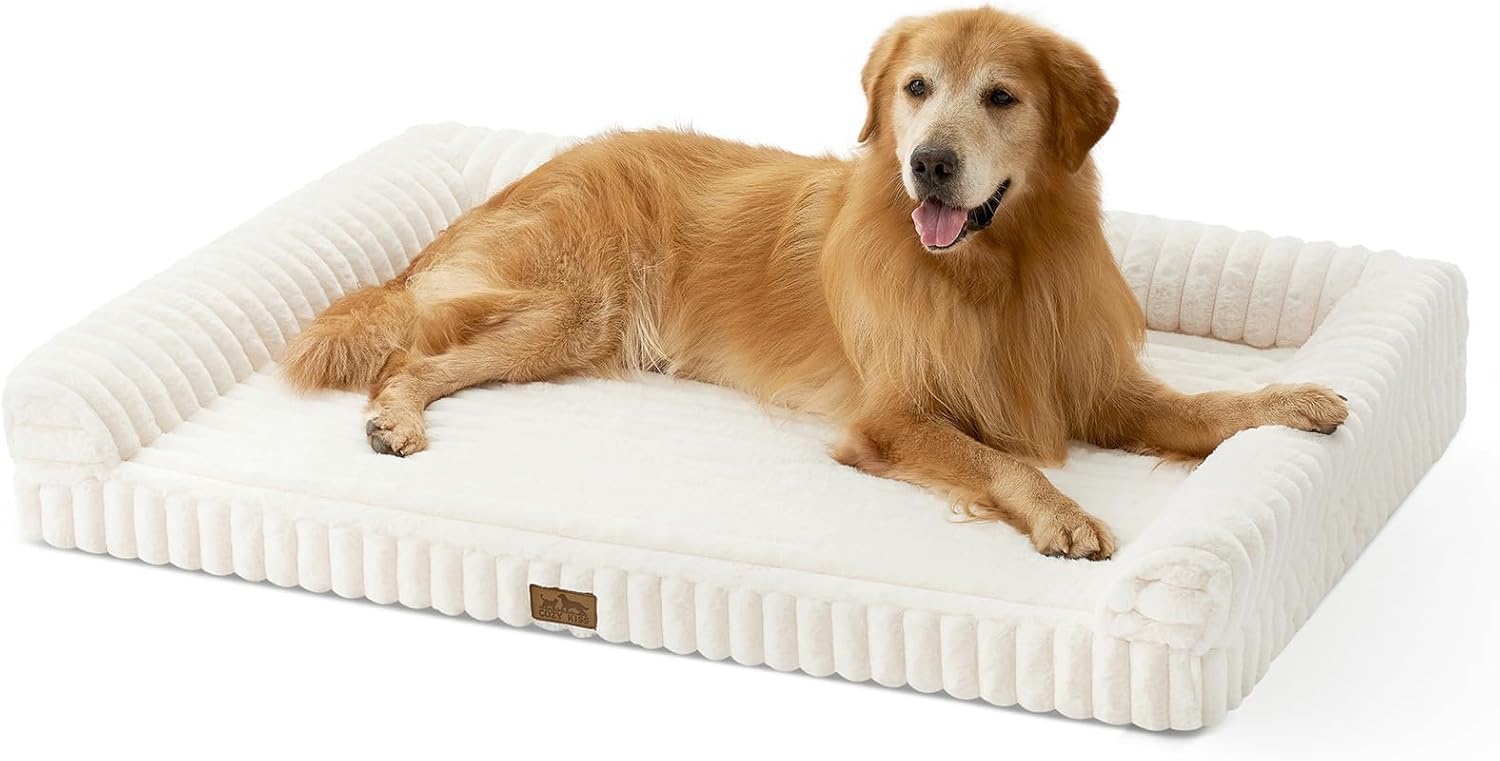 Orthopedisch Hondenbed voor Grote Honden - Beige, 29% Korting!