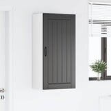 Wandkeukenkast Zwart 50x31x100cm Bewerkt Hout - 60% Korting