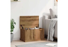 Opbergbox Bewerkt Hout Artisanaal Eiken, 70x40x38 cm - 58% Korting!
