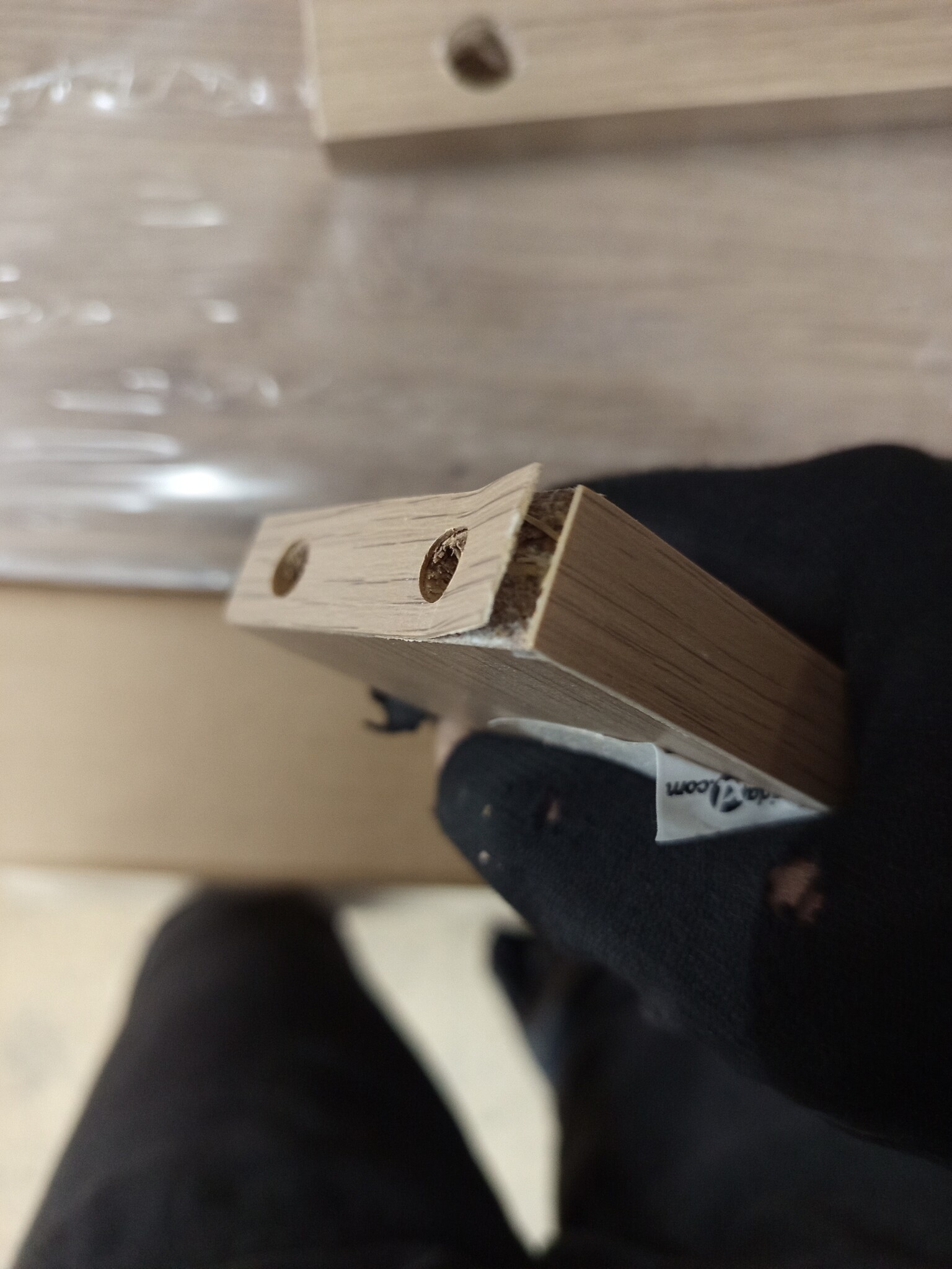 Opbergbox bewerkt hout 70x40x38 cm - Artisanaal Eiken