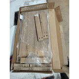 Opbergbox bewerkt hout 70x40x38 cm - Artisanaal Eiken