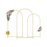 3-delige Gouden Bruiloftsboog - 140x244 cm - 34% Korting