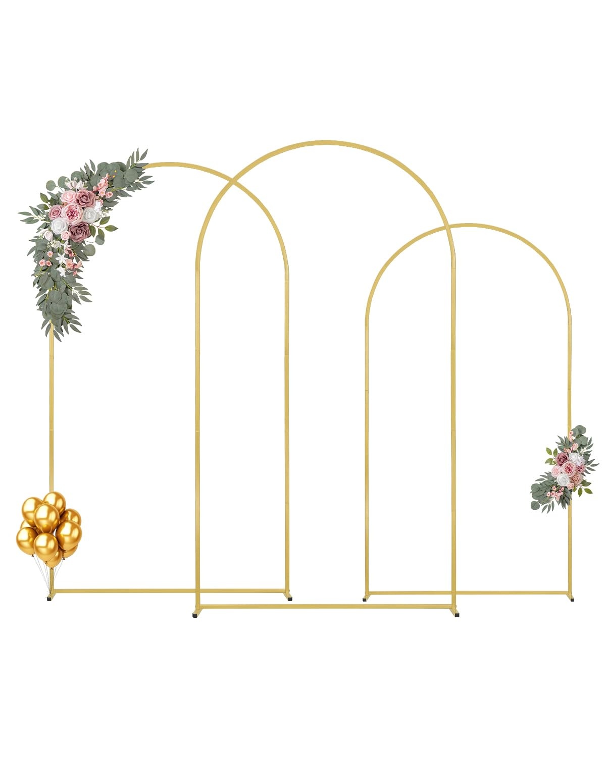 3-delige Gouden Bruiloftsboog - 140x244 cm - 34% Korting