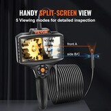 Endoscoop Camera met Triple Lens, 5" IPS Scherm & 5m Kabel - 34% Korting