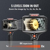 Endoscoop Camera met Triple Lens, 5" IPS Scherm & 5m Kabel - 34% Korting