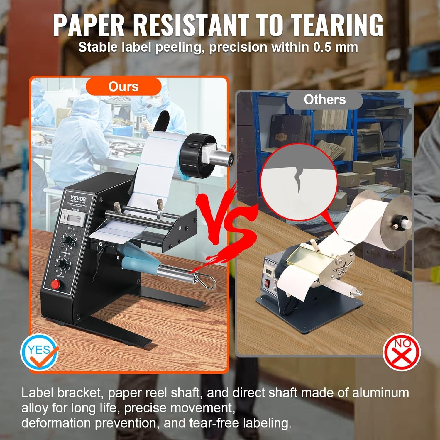 Automatische Label Dispenser VEVOR: 54% Korting op Barcode & Etiketten