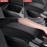 Armsteun met Opbergvak & USB voor Peugeot 2008 (2013-2019) - Rood