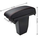 Armsteun met Opbergvak & USB voor Peugeot 2008 (2013-2019) - Rood