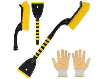 Universele Auto Sneeuwborstel & Ijskrabber met Handschoen (67cm) - 28% Korting