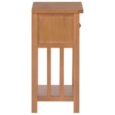 vidaXL Eikenhout Bijzettafel met Lade 55cm - 70% Korting