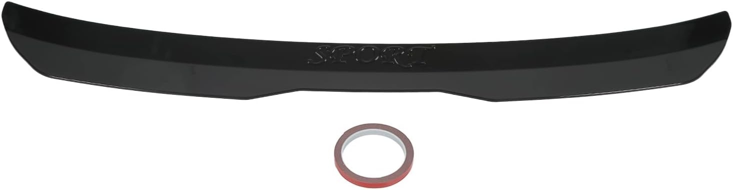 Universele Glans Zwarte Achterspoiler (ABS) - 29% Korting!