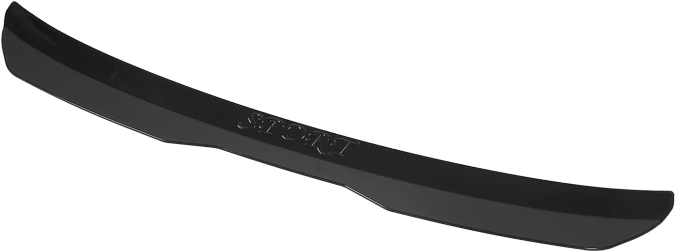 Universele Glans Zwarte Achterspoiler (ABS) - 29% Korting!