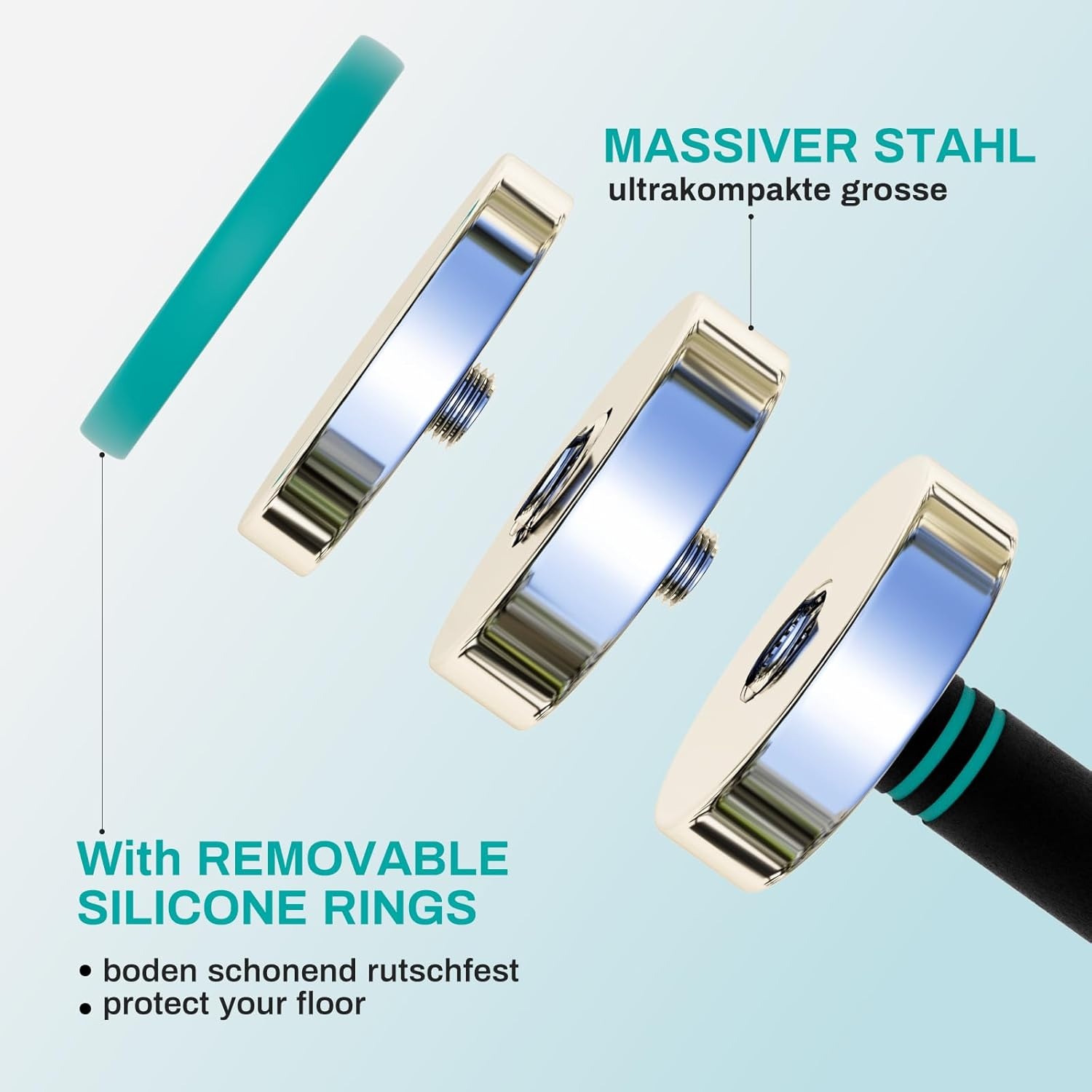 Verstelbare Halters (2x 5/10/15 kg) - Ruimtebesparend & Comfortabel Trainen