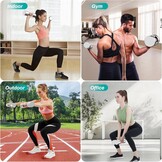 Verstelbare Halters (2x 5/10/15 kg) - Ruimtebesparend & Comfortabel Trainen