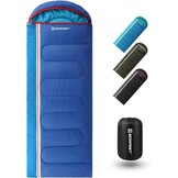 Bessport 1-persoons Slaapzak - Blauw - 5°C-15°C - 34% Korting