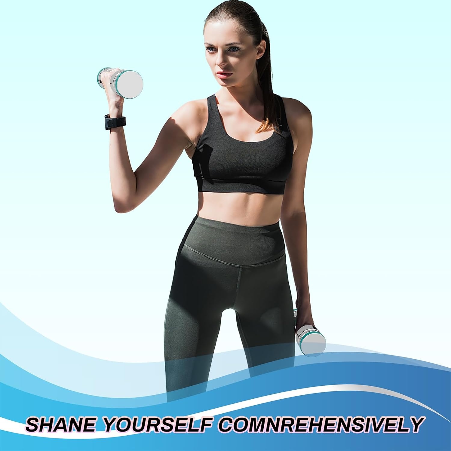 Verstelbare Halters (2x 5/10/15 kg) - Ruimtebesparend & Comfortabel Trainen