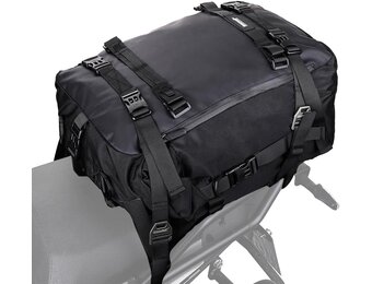 Waterdichte Motorfiets Staarttas 30L - Zwart (29% Korting)