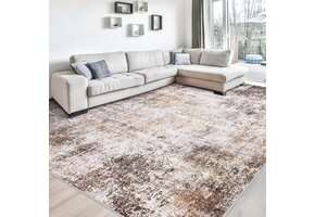 Bruin Klassiek Vloerkleed - 230x160 cm Polyester met 36% Korting