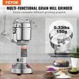 VEVOR Elektrische Graanmolen 150g - 29% Korting!